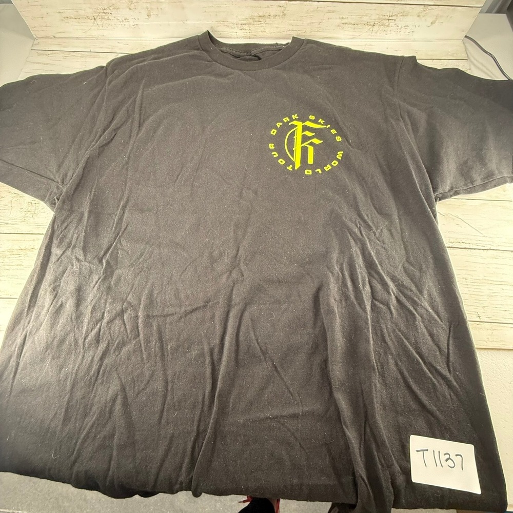 Fit For A King Dark Skies World Tour Band T-Shirt Mens Black Graphic Tee 2020
